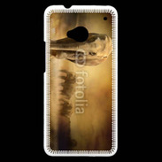 Coque HTC One groupe d'éléphants