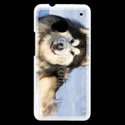 Coque HTC One Chien d'Alaska