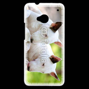 Coque HTC One Chien Bull terrier anglais 1