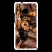 Coque HTC One Chiot Yorkshire 10