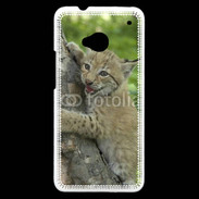 Coque HTC One Bébé Lynx