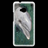 Coque HTC One Tête de dauphin 1