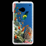 Coque HTC One Poissons tropicaux et coraux 5