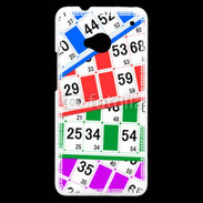 Coque HTC One Cartes de loto 5