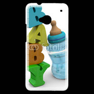 Coque HTC One Biberon bébé