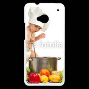 Coque HTC One Bébé chef cuisinier
