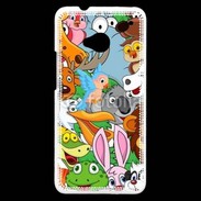 Coque HTC One Animaux cartoon