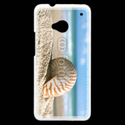 Coque HTC One Coquillage sur la plage 5