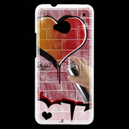 Coque HTC One Love graffiti