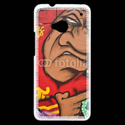 Coque HTC One Graffiti personnage antipathique