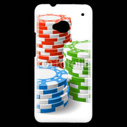 Coque HTC One Jeton de poker