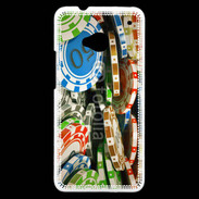 Coque HTC One Jetons de poker en folie