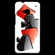 Coque HTC One Carte à jouer 