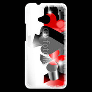Coque HTC One Symbole de cartes