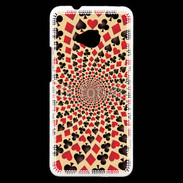 Coque HTC One Spirale symboles de carte