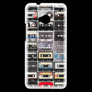 Coque HTC One Collection de cassette