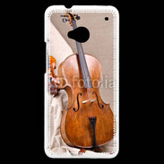 Coque HTC One Violon et violoncelle 1