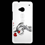 Coque HTC One Love for music 1