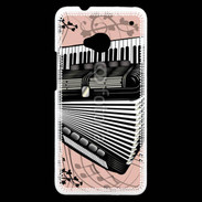 Coque HTC One Illustration accordéon 1