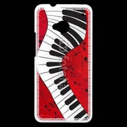 Coque HTC One Abstract piano 2