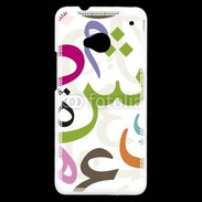 Coque HTC One Lettres Arabe