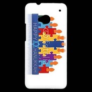 Coque HTC One Puzzle religieux
