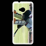 Coque HTC One Gardien de Hockey sur gazon