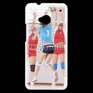 Coque HTC One Joueuses de volleyball au filet 2