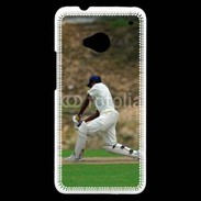 Coque HTC One Joueur de cricket 2