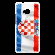 Coque HTC One Drapeau Croatie