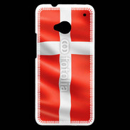 Coque HTC One Drapeau Danemark