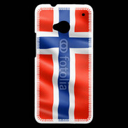 Coque HTC One Drapeau Norvège