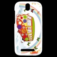 Coque HTC One SV Flower power