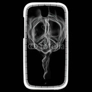 Coque HTC One SV Paix et fumée