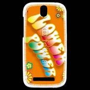 Coque HTC One SV Flower power 4