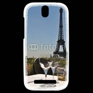 Coque HTC One SV Un déjeuner à Paris