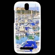 Coque HTC One SV Port d'Antibes