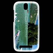 Coque HTC One SV Barques sur le lac d'Annecy
