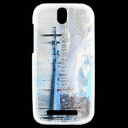Coque HTC One SV Le Lac d'Annecy en hvier
