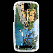 Coque HTC One SV Baie de Portofino en Italie