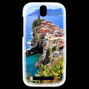 Coque HTC One SV Village de Vernazza en Italie
