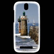 Coque HTC One SV Phare de Capbreton