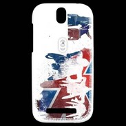 Coque HTC One SV Drapeau Londres Handisport
