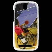 Coque HTC One SV Handisport Tennis de table