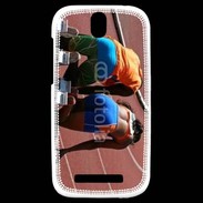 Coque HTC One SV Athlétisme femme aveugle