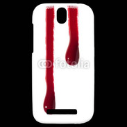 Coque HTC One SV Gouttes de sang