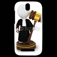 Coque HTC One SV Juge de tribuna