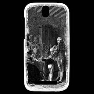 Coque HTC One SV Le roi de France Louis XVI en famille