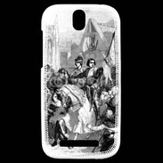 Coque HTC One SV Charles VII et Jeanne d'Arc