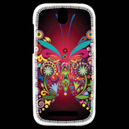 Coque HTC One SV Papillon 3